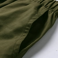 Leey-World Muške pantalone Muške modne Ležerne prilike labavo pamuk plus veličine džepni čipka za održavanje