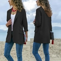 Žene Casual Blazer jakne Ured Lady džepovi Radni odijelo Kaput dame Dame Business Blazers Outerwear