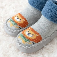 Dječji dječaci cipele veličine jesen i zima slatka djeca cipele za djecu s ravnom dnom ne klizačke čarape