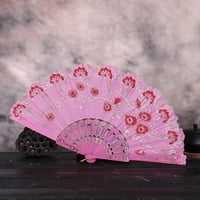 Ventilatori kineski stil Dance Wedding Party Clat Silk Folding Ručna ventilator