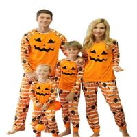 Capreze dugih rukava Halloween PJ setovi koji odgovaraju porodični pidžami Set Žene Muška dječja salonge