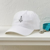 Cafepress - Masonski poklopac simbola - tiskani podesivi bejzbol šešir