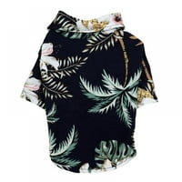 Summer Pet odjeća Kombinezoni za pse Kostimo mačka odjeća Kućni ljubimci Hawaii Beach cvjetna košulja