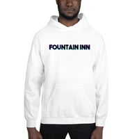 3xl Tri Color Fountain Inn Hoodie Pulover dukserica po nedefiniranim poklonima