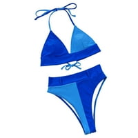 Hesxuno kupaći kostim žene seksi modne žene split kupaći kostim pokazuju struk izdubljen u šivanju boja