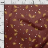 Onuone svilena tabby maroon tkanina božićne perjana zanatske projekte Dekor tkanina štampan dvorište