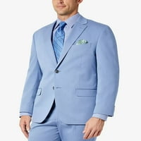 JOHN MUŠKI KLASIČKI-FIT Čvrsto odijelo jaknu Blazer plave veličine 38S MSRP 360 USD
