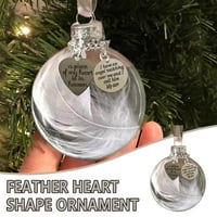 Heiheiup u Božić srce - bacač srca je ukrase Memorijalni ukras u obliku domaće dekor duguljast privjesak