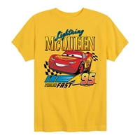 Disneyjev automobili - Lightning McQueen misli brzo - grafička majica kratkih rukava za mališane i mlade