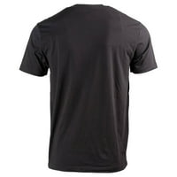 MENS Legacy majica kratki rukav redovan fit pre-smanjiti mekani crni smaragd - F09005700-170-002