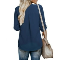 PBNBP ženske šljokice VOD VACT CHIFFON Bluze, bluze za žene Business Casual