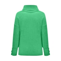 Sizzling Štednja wxlwzywl džemperi za žene čišćenje plus veličine jesen i zimska casual turtleneck pulover