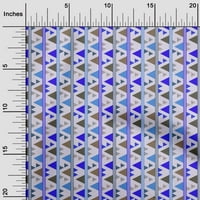 Onuone Rayon srednje plava tkanina geometrijska tkanina za šivanje tiskane ploče od dvorišta širom dvorišta