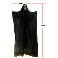 84 Viseći mračni žetelica crnog proganjanog zastrašujućeg zastrašivanja Halloween Dekoracija