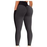 Wozhidaoke hlače za žene Ženska joga vježbanje trčanje fitness sportske hlače gamaše joga hlače crna