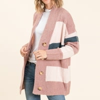 Zimski kardigan kaputi Fall Fashion Women Ležerne prilike V-izrez dugih rukava Jesen Dukserni džemper