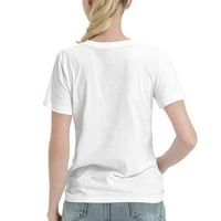 Mount Fuji Modable Grafički majica za žene, kratka rukava majica sa ličnosti Print Print Puteler Pokloni
