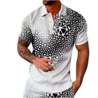 Homodles Muns Pique Polo majice - tiskano rever na prodaju bijela veličine 4xl