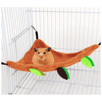 Hamster Hanster Viseći kavez set listova Drveni dizajn Mali životinjski viseće tunel užalo za zamorca
