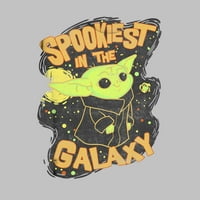 Junior's Star Wars: Mandalorijski Halloween Grogu Sapokiest u Galaxy Graphic Tee Athletic Heather Male