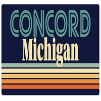 Concord Michigan Vinil Decal naljepnica Retro dizajn