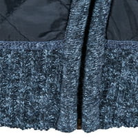 Muška zimska casual kardigan pamučna jakna klanja Okrug pletena prskanje džemper kaput stilska odjeća