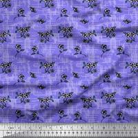 Soimoi viskoza šifon tkanina geometrijska lavirinta, lišće i cvjetni umjetnički otisak šivaći tkaninski
