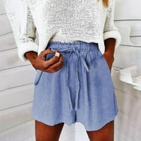 Lounge gaćice za žene udobne hlače Ljeto Postavljanje džepova Shorts BIKE kratke hlače Atletski kratke