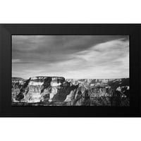 Adams, Ansel Crni moderni uokvireni muzej umjetnički print pod nazivom - Grand Canyon iz sjevernog rim