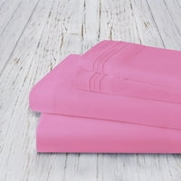Silky-Soft 4-komadni set, pun - svijetlo ružičasta