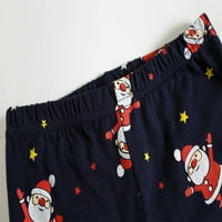 Dječaci Božićne pidžame za odjeću za dijete Santa & Moon s dugim rukavima pamučna djeca PJS Veličina