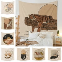 Art pozadinska tkanina Zidna krpa jednostavna svježa tapiserna soba soba u krevetu za spavanje u krevetu