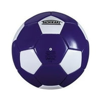 Fudbal lopta od tachikara - veličine 5, ljubičasta bijela