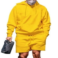 Neilla Muška dukseva Dukser sa kapuljačom jogger setovi solidne hlače Muške salone Dukseri + šorc dugih