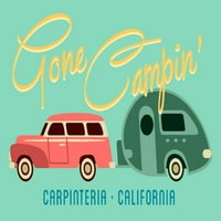 Carpinteria, Kalifornija, Gono Campin, Prikolica, Geometrijska, Lanterna Press, Premium igraće kartice,
