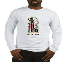 Cafepress - Majica sa dugim rukavima Montauk - Unise pamučna majica dugih rukava
