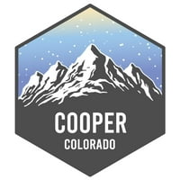 Cooper Colorado Ski avanture Suvenir Vinil naljepnica naljepnica