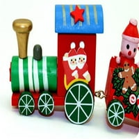 Drveni božićni vlak Mini božićni ukrasi željeznički ukrasi božićni željeznički željeznički željezni