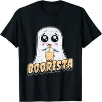 Boo Ghost Halloween Costim Funny Retro kafe duh majica