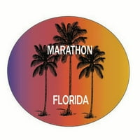 Marathon Florida Trendy Suvenir ovalna naljepnica