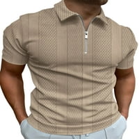 Sanviglor Men Polo majica rever vrat T majice kratki rukav ljetni vrhovi Ležerne prilike pulover Golf