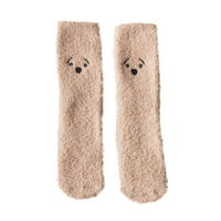Žene Modne ljupke mačke kandže zadebljanje zgušnjavanja Fuzzy srednje čarape čarape Tietoc