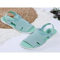 Rotosw ljetne žene prozračne ravne sandale plaže na otvorenom mrežice elastične trake cipele