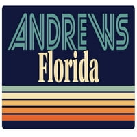 Andrews Florida Vinil naljepnica za naljepnicu Retro dizajn