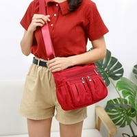 Cara Lady Multi džepna torba za žene Vodootporna križa torbica torbice torbica za žene crvene boje