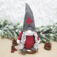 Luxsea Božićni ukrasi lutke, ručno rađeni švedski Santa Tonte TABLETOP figurine za božićni pokloni za