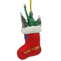 3. NYC HARGING Njujork City Chinjoli Chinjont ornament u božićnim čarapama