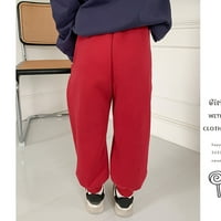 Akiihool Pant za djevojčice djevojke školske uniforme tereta jogger hlače