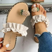 Zanvin ženske sandale čišćenje Žene Ljetne sandale Dame Ananas Sandales Clip Toe Flip Flops Boho Casual