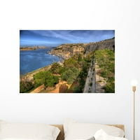 S pogledom na Valetta Bay Malta Zidni zidni zidni zidni kore i pastic Graphic WM152688